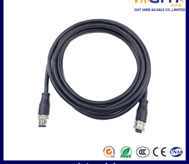 Waterproof male and female extension cable outdoor LED power cable end lamp connector connector 4-core male and female plug