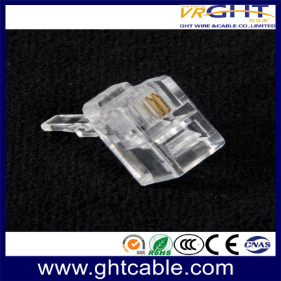 Conector/enchufe de cristal RJ11 para uso telefónico (6P2C)