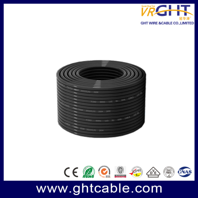 Indoor Outdoor CAT6 UTP Network Cable Black PVC