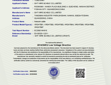 GHT Cable - Network Cable - CE<