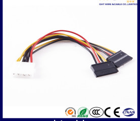 SATA Power Cable 15P to 4P Molex Female to male splitter cable