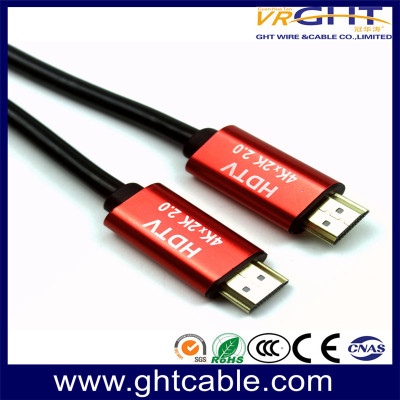 كابل HDMI 2.1 فولت من سبيكة البولي فينيل كلوريد الحمراء