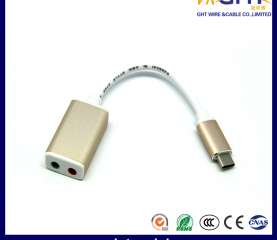 Earphone USB C Headphone Adapter to 3.5mm Audio Jack 