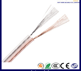 Transparent Flexible Speaker Cable (2X30 CCA Conductor) High Quality