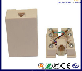 RJ45/Rj11 Telephone Rosette Box