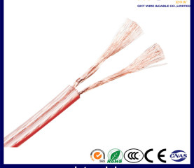 Transparent Flexible Speaker Cable (2X30 CCA Conductor) High Quality
