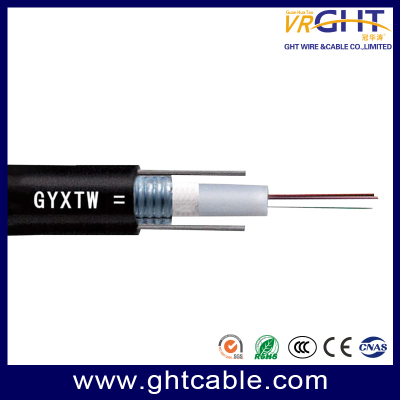  indoor sx os core G652/G657 single mode FTTH fiber optical cable flat drop cable gyxtw