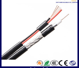 Black PVC Coaxial Cable RG59+2C