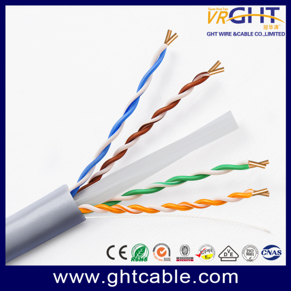 Cable U/UTP Cat6e de calibre 23 AWG para interiores