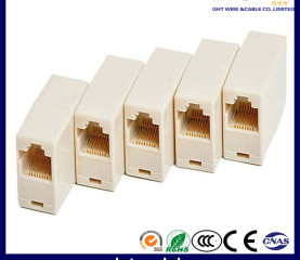 RJ45 Cable Dual-Head Network Extension Adapter Coupler