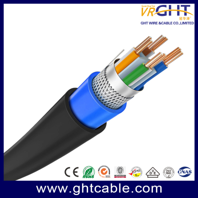 户外 SFTP Cat6e 网线