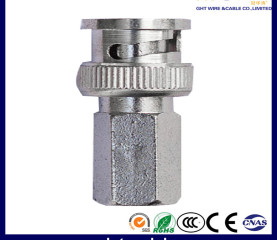 CT012 Rg58 Rg59 RG6 BNC Female to Male Adapter Nickel Plated Connector