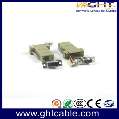 RJ45-DB9母接头NW01-A01