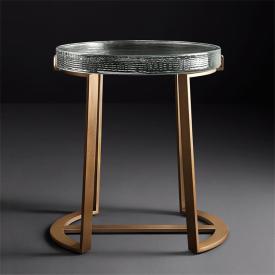 High quality cast glass for table top side table design