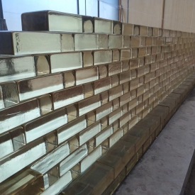 Poured Glass Block
