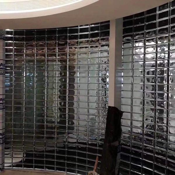 Poured Glass Block