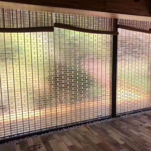 Poured Glass Block