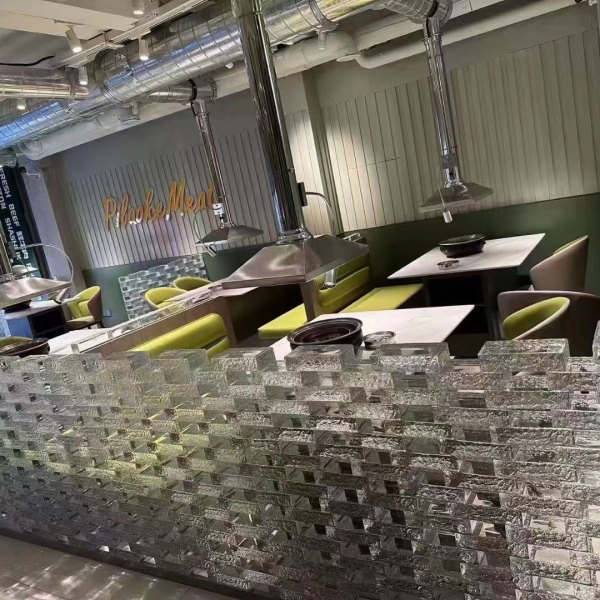 Poured Glass Block
