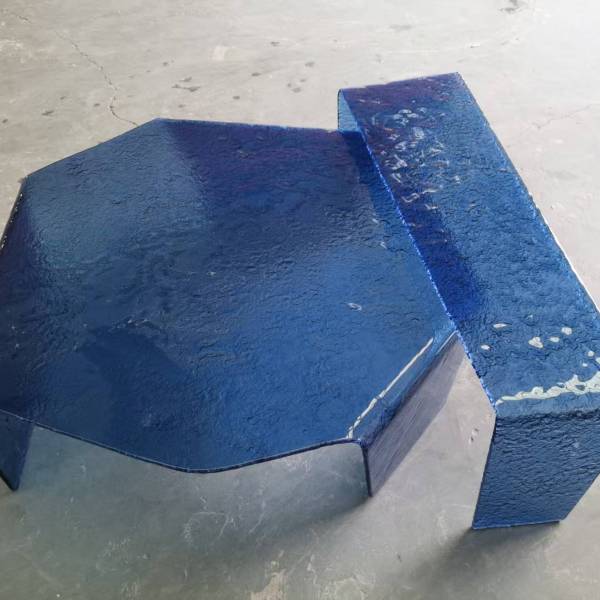 Glass coffee table