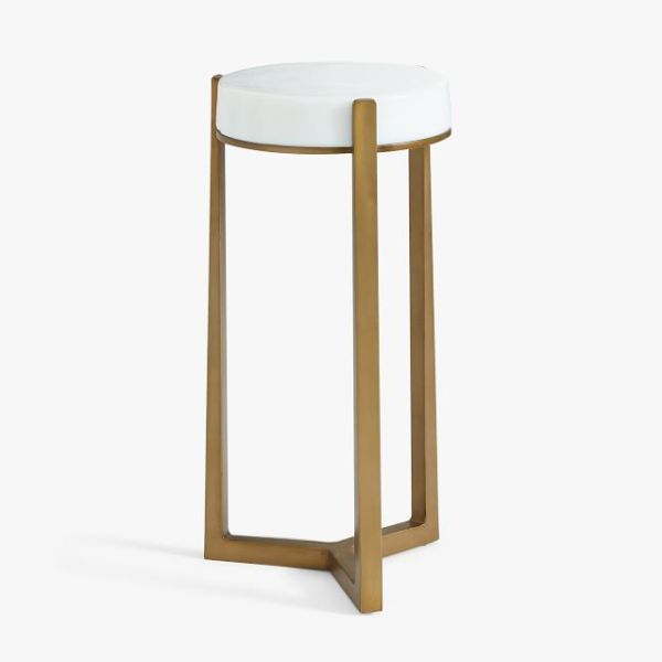 Glass side table