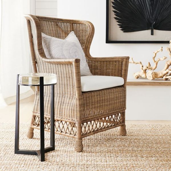 Glass side table