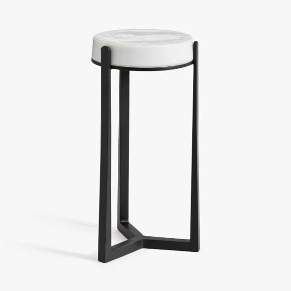 Glass side table