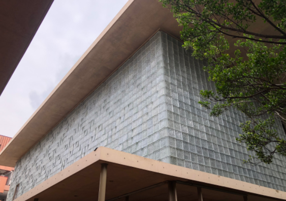 Transparent glass bricks for Glass building curtain wall