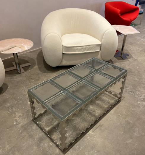 Glass coffee table top