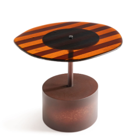 Glass side table top